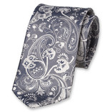 Cravate Paisley grise - Thumbnail 1