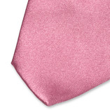 Cravate satin vieux rose - Thumbnail 2