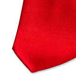 Cravate satin rouge - Thumbnail 2