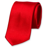 Cravate satin rouge - Thumbnail 1