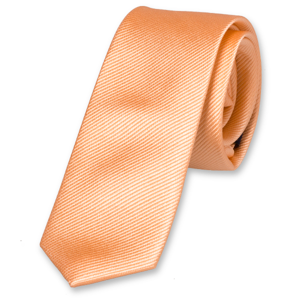 Cravate enfant orange pêche (1)