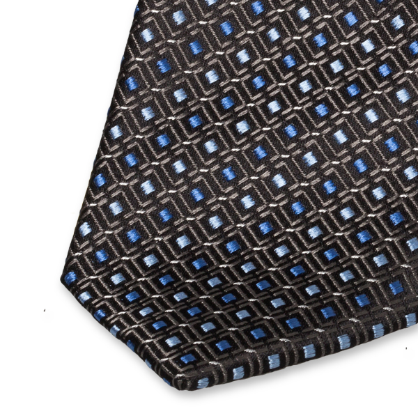 Cravate bleu clair/bleu (2)