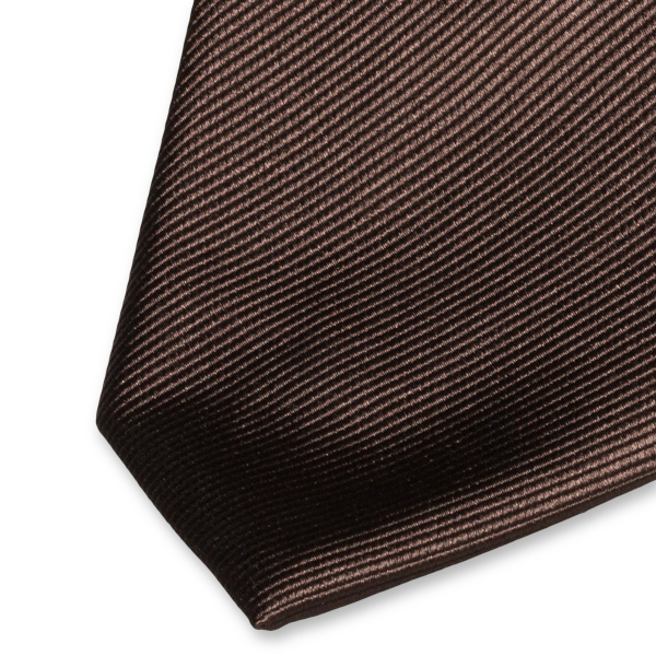 Cravate marron foncé (2)