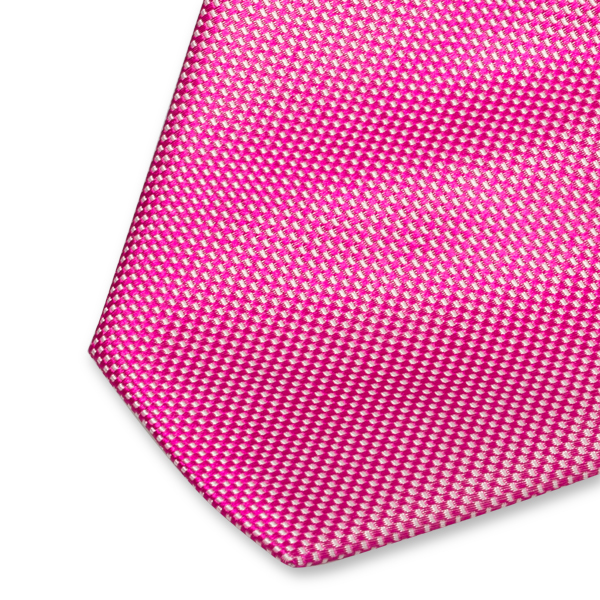 Cravate rose fuchsia - structure (2)