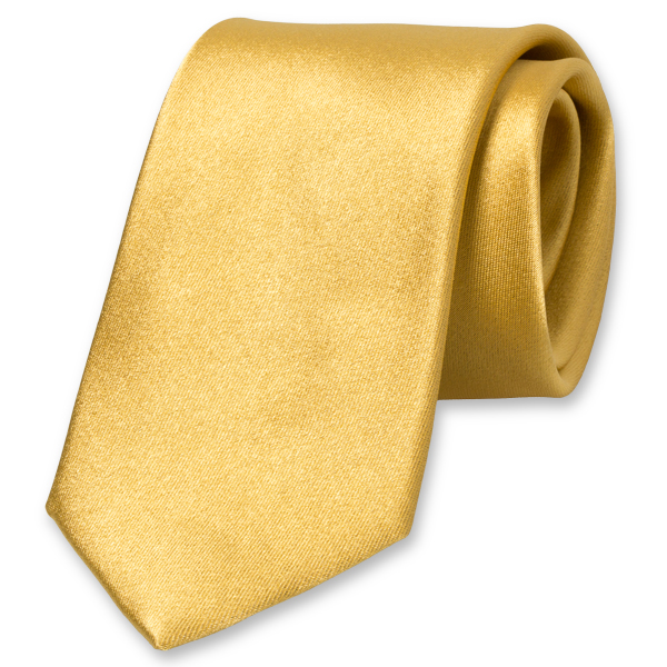 Cravate satin or (1)