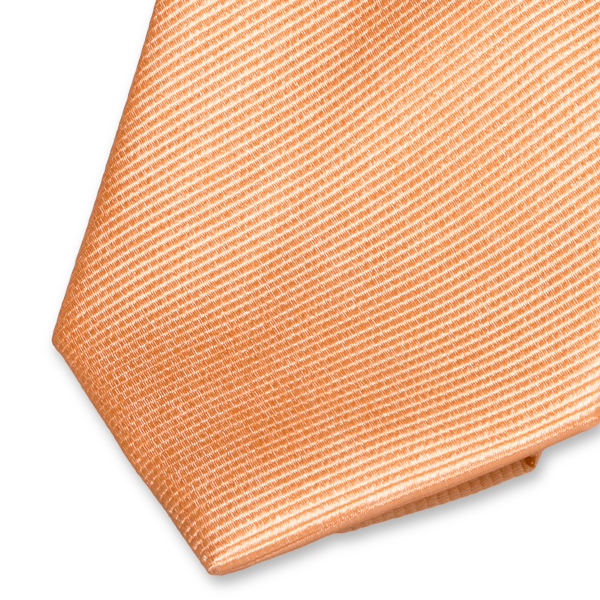 Cravate orange pêche (2)