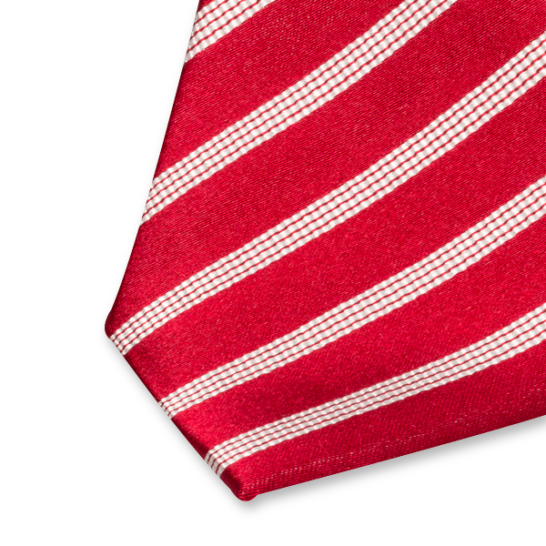 Cravate rouge vermillon (2)