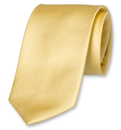Cravate jaune soleil