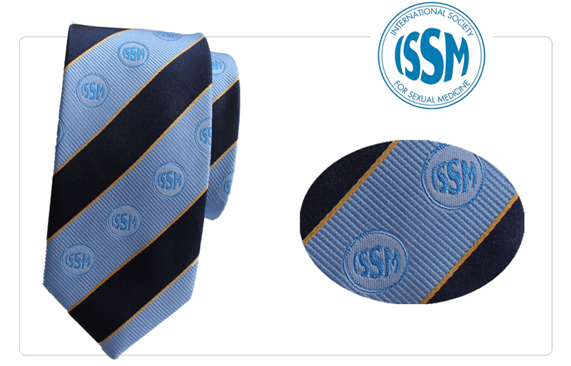 cravate avec logo sur mesure