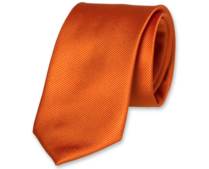 cravate orange