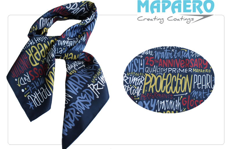 foulard avec logo